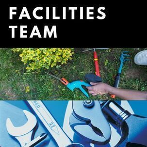 A person is holding a pair of scissors next to a wrench.