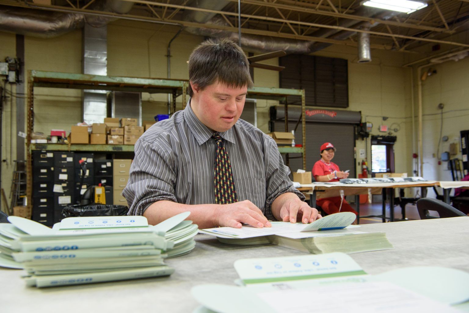 An image of a man working