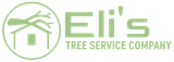A logo for enio 's construction with a roof and a brush
