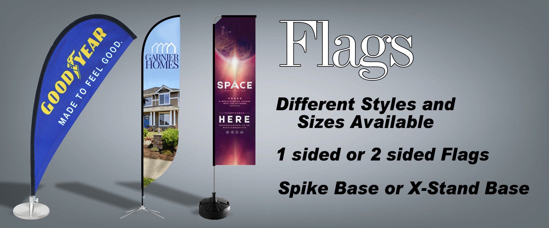 Flags Banner — Springfield, MO — Quality Trim & Sign