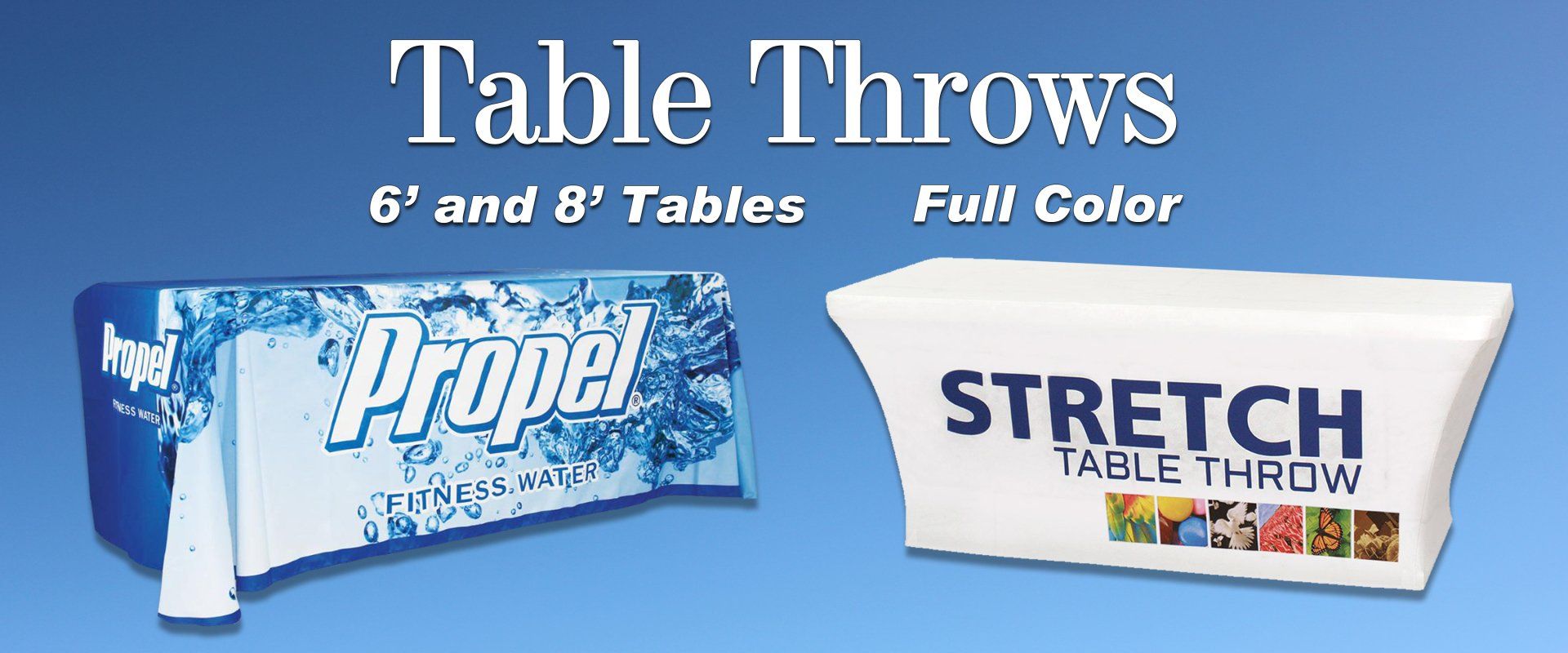 Table Throws — Springfield, MO — Quality Trim & Sign