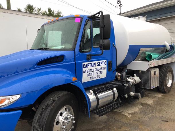 Septic Tank Service — Captain Septic Truck in Bristol, TN