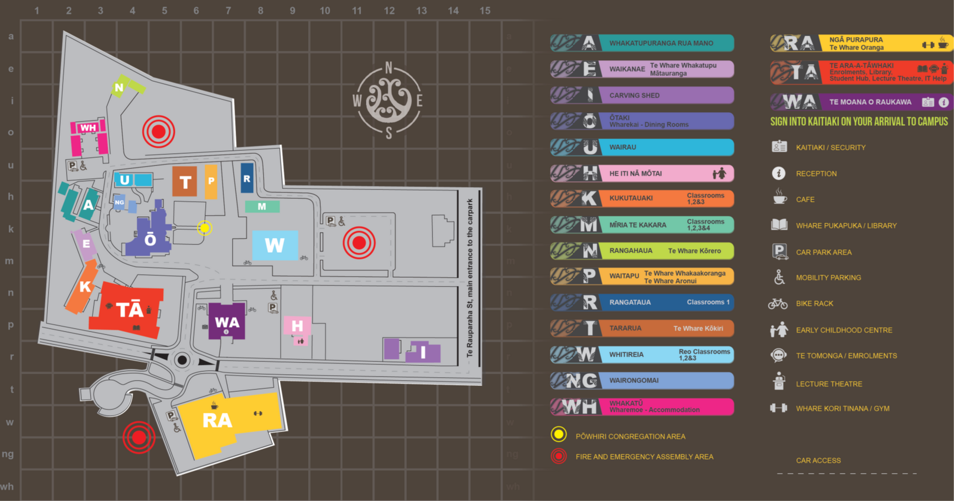 Ōtaki Campus Map