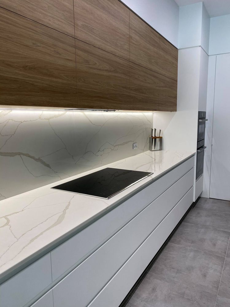 Custom Cabinetry Under the Stove