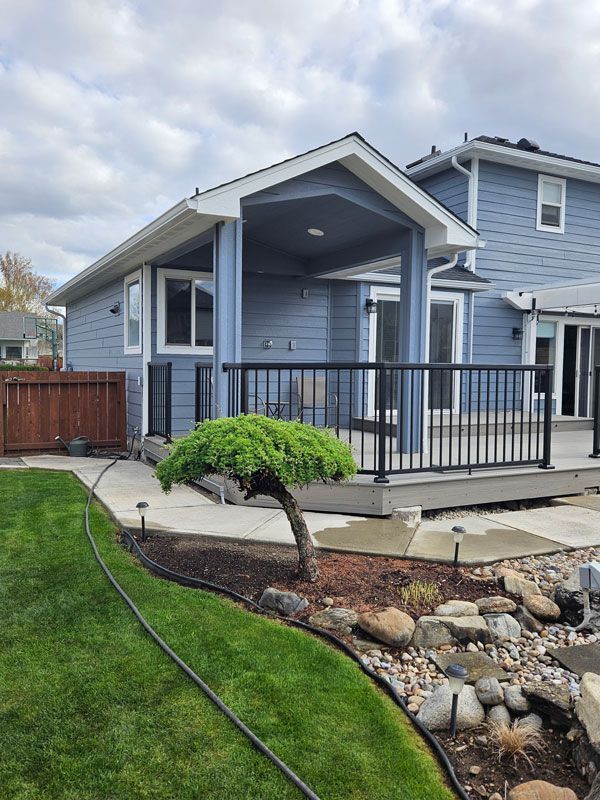 Back deck patio remodel