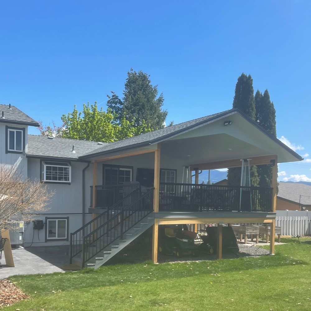 kennison deck project back/side view