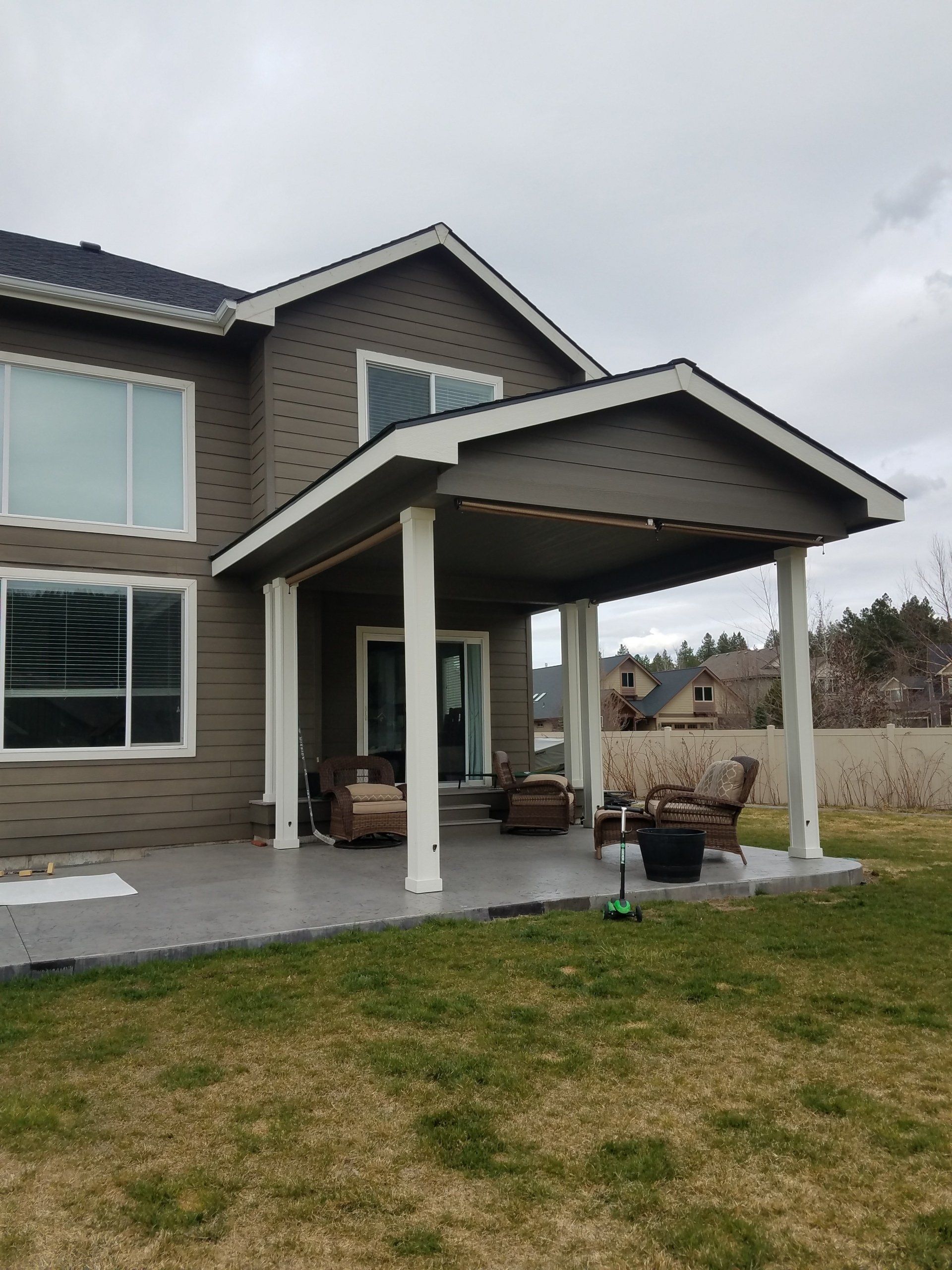 Patio cover addition