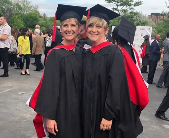 Lisa & Chrissy York Graduates