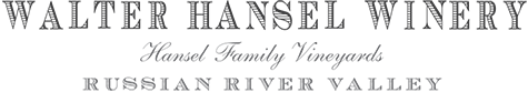 Walter Hansel Winery logo with text 