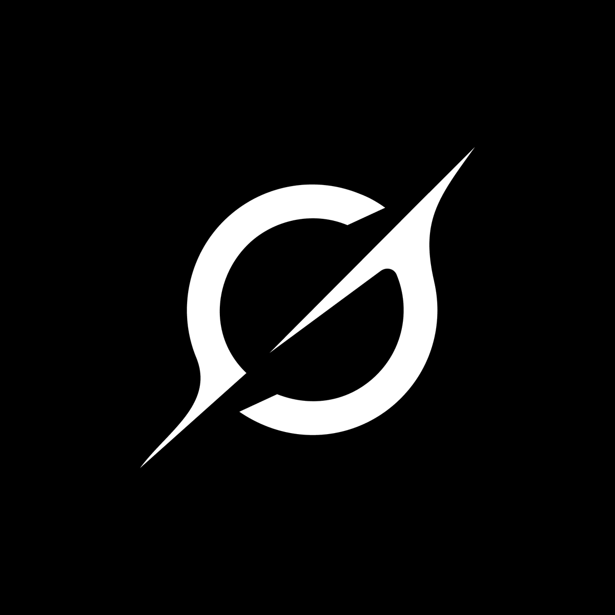 Black and white Grok logo with stylized