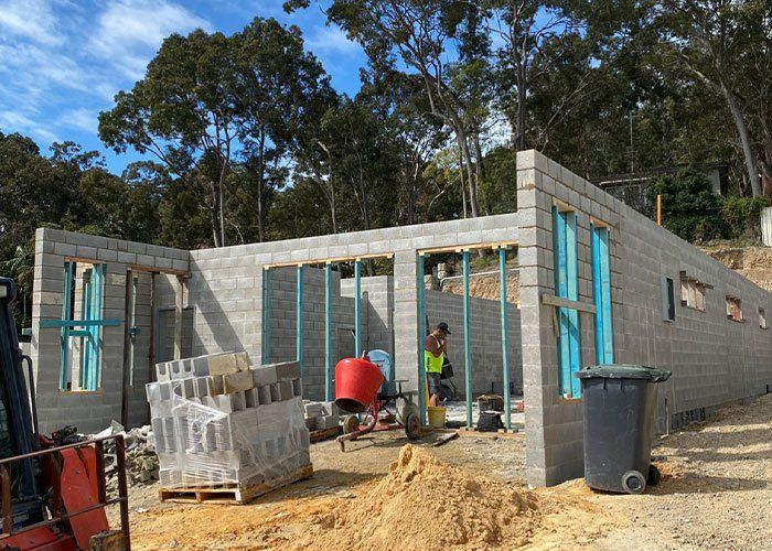 Brick House Construction — Terrigal, NSW — Ampower Bricklayers