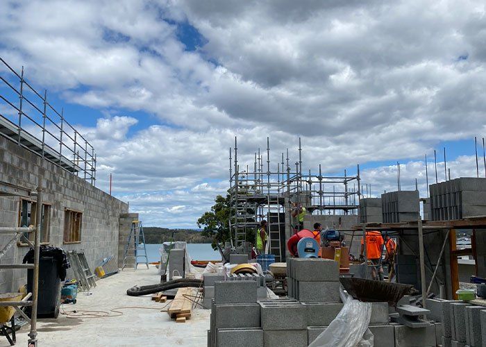 Concrete Blocks to Build a House — Terrigal, NSW — Ampower Bricklayers