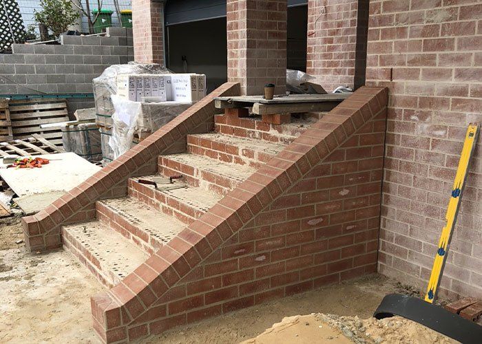 Layout for a Brick Staircase — Terrigal, NSW — Ampower Bricklayers