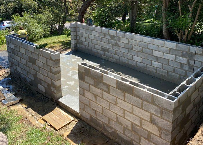 Cement Blocks — Terrigal, NSW — Ampower Bricklayers