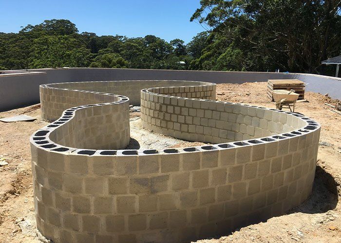Stone Wall Retaining — Terrigal, NSW — Ampower Bricklayers
