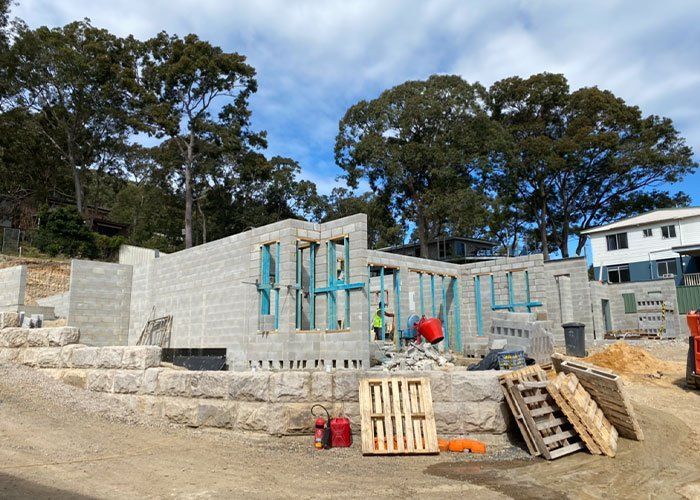 Construction Site — Terrigal, NSW — Ampower Bricklayers