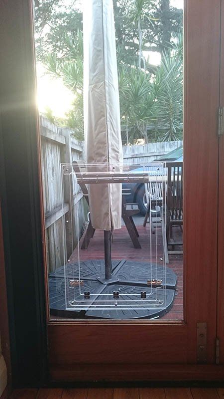 pet door in back door