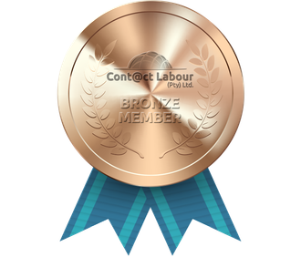 Bronze member medal with teal ribbon; 