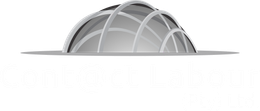 A stylized, modern building with a curved, domed roof, rendered in shades of gray.