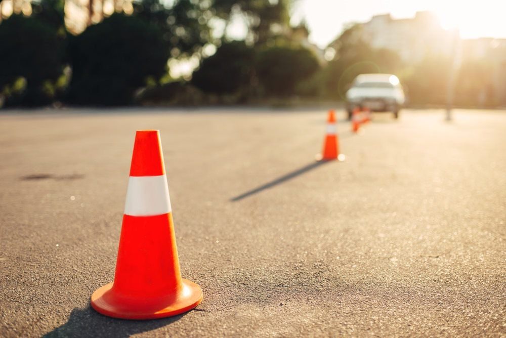 Driving Lesson Cones — L2Drive Driving School in Warwick, QLD