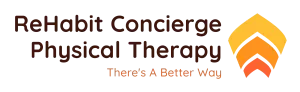 The logo for rehab concierge physical therapy says there 's a better way