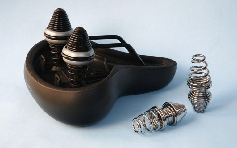 Sella sottosopra e molle per selle biciclette vercurago