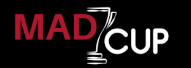 A logo for mad cup