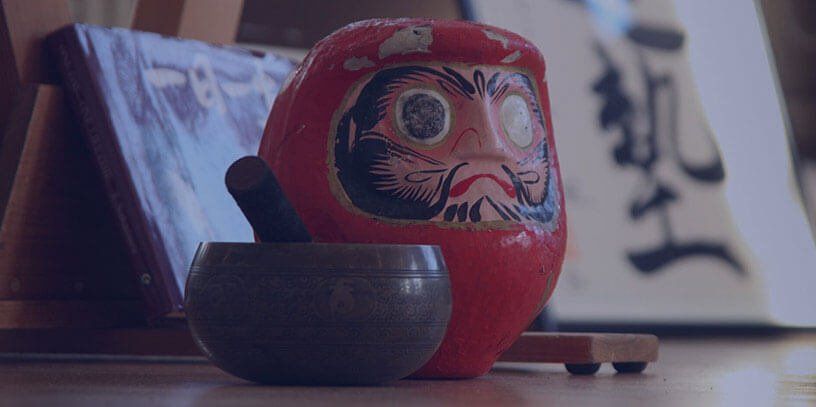 close up with Asian doll art