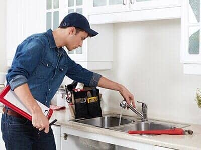 A plumber working in Dayton, OH