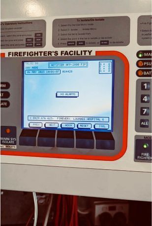 A Firefighter 's Facility Control Panel With Buttons And A Screen — Firewerx In Dubbo, NSW
