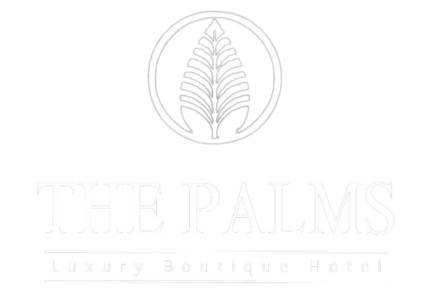 Un logo noir et blanc pour l'hôtel-boutique de luxe Palms.