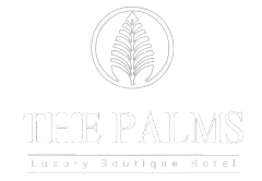 Un logo noir et blanc pour l'hôtel-boutique de luxe Palms.