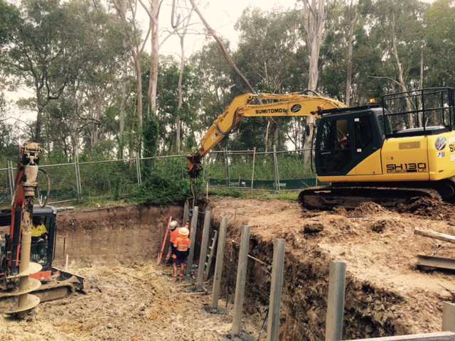 excavation work in progress