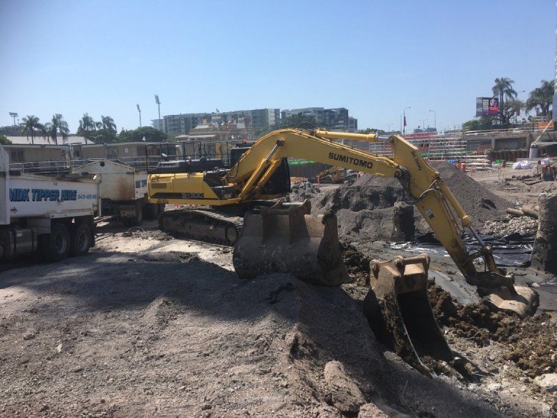 View of a construction site