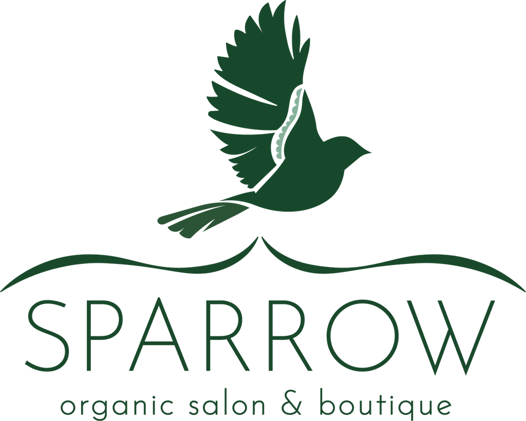 Logo: green bird flying above the word 