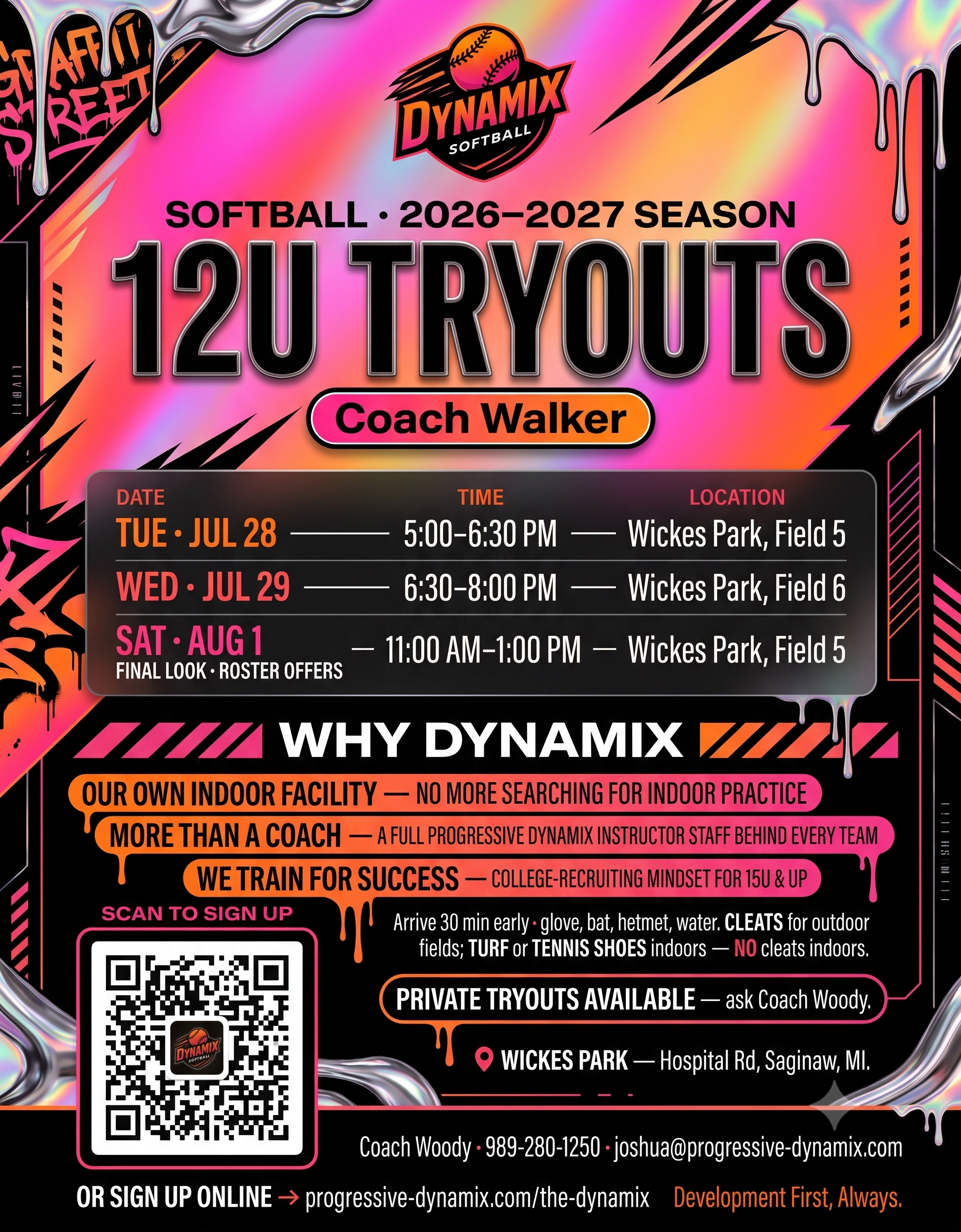12u Softball Dynamix Tryouts