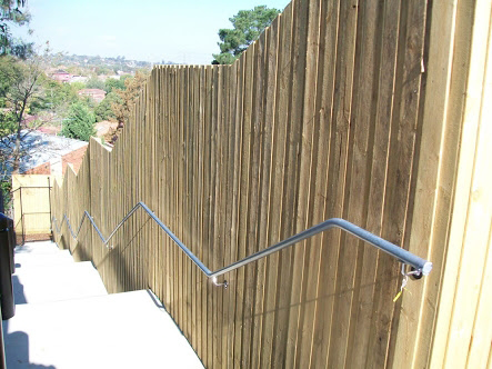Fences Around the Stairs — Fencing in Gladstone QLD