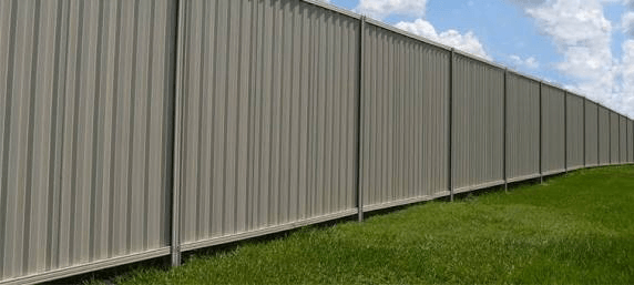 Long Dark Gray Fence — Fencing in Gladstone QLD
