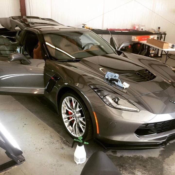 Wrap Coat — Shark Gray Corvette in Asheville, NC