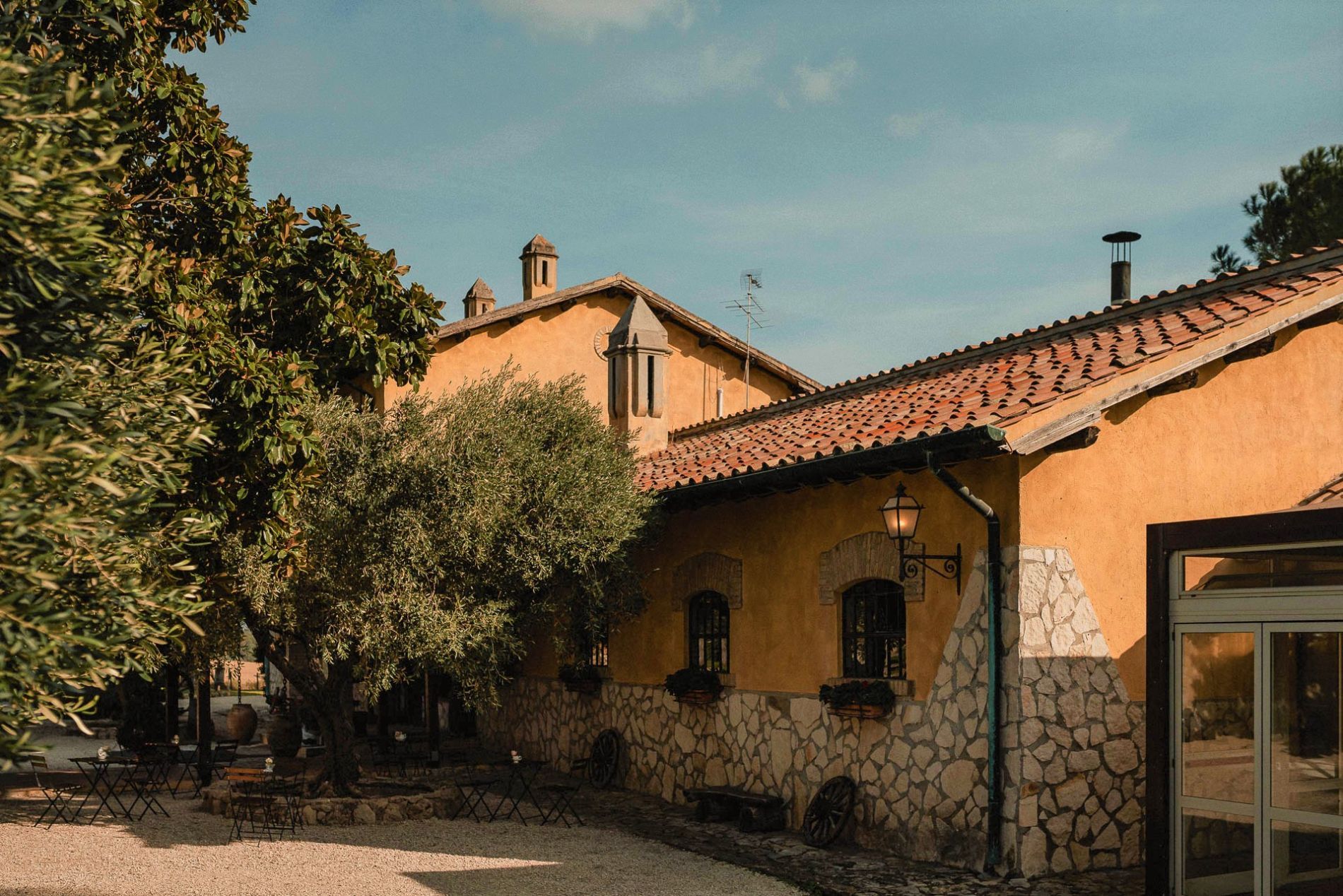 veduta del casale per eventi e matrimoni