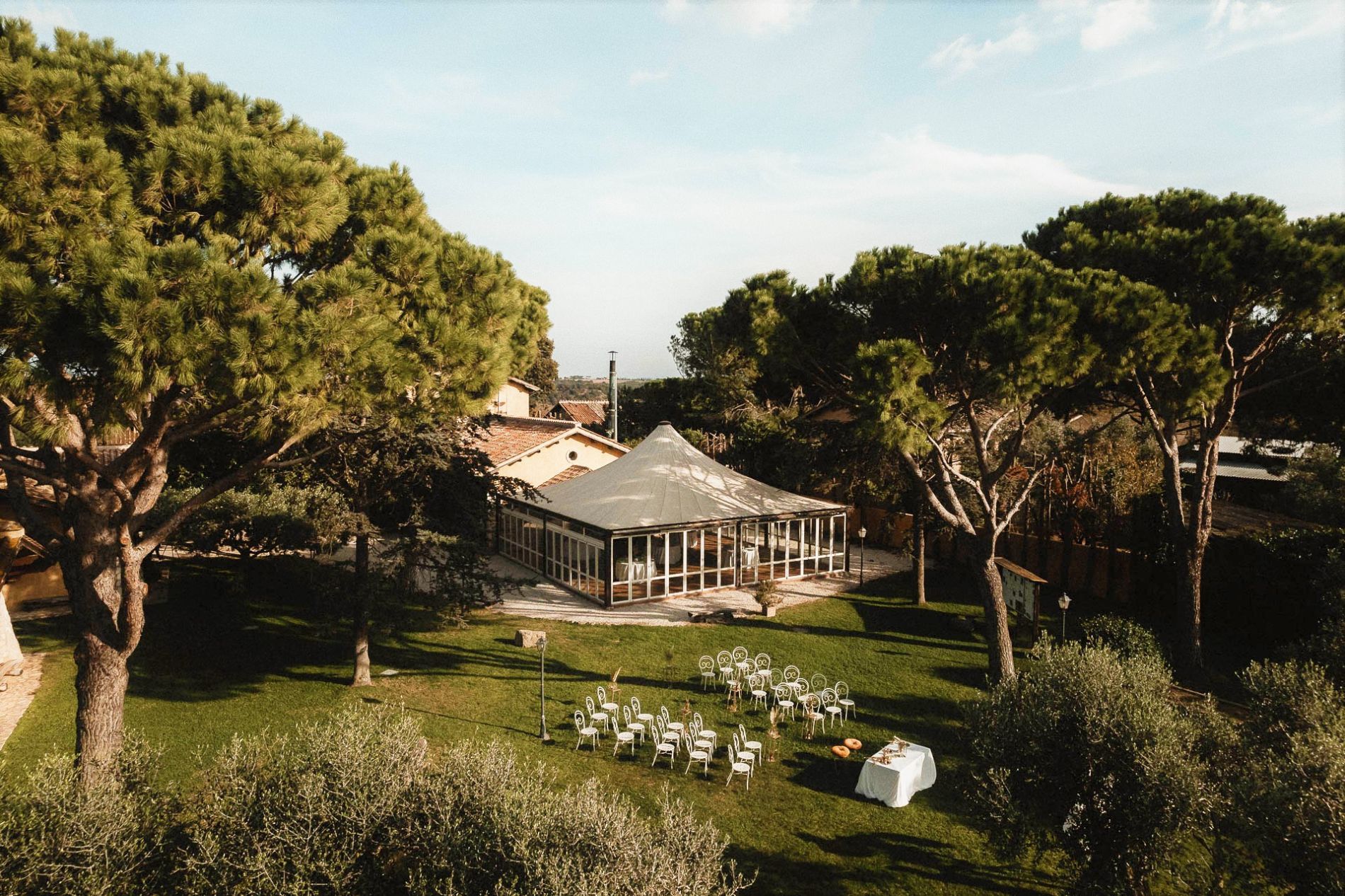 veranda del casale per eventi e matrimoni