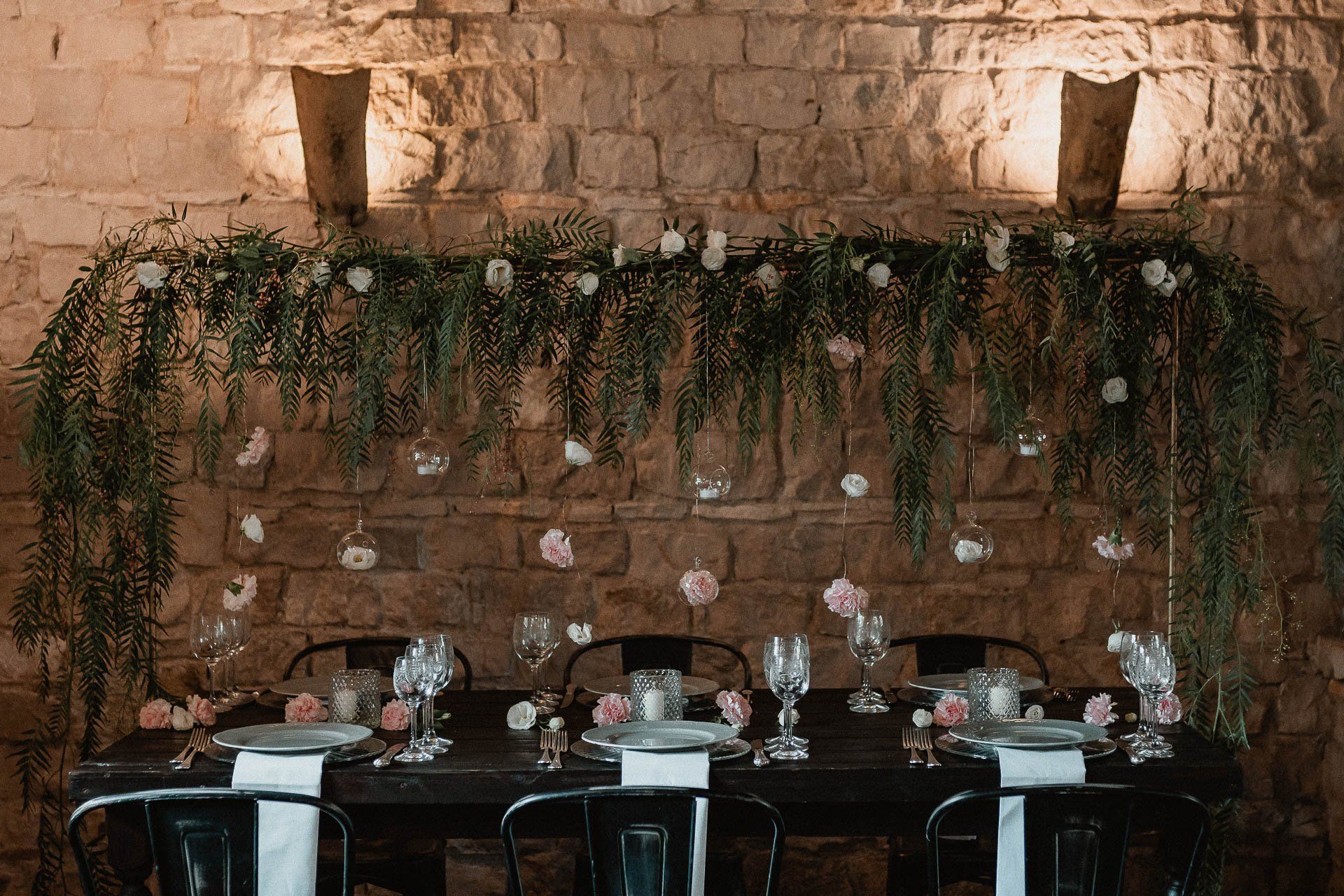 sala interna della location per matrimoni