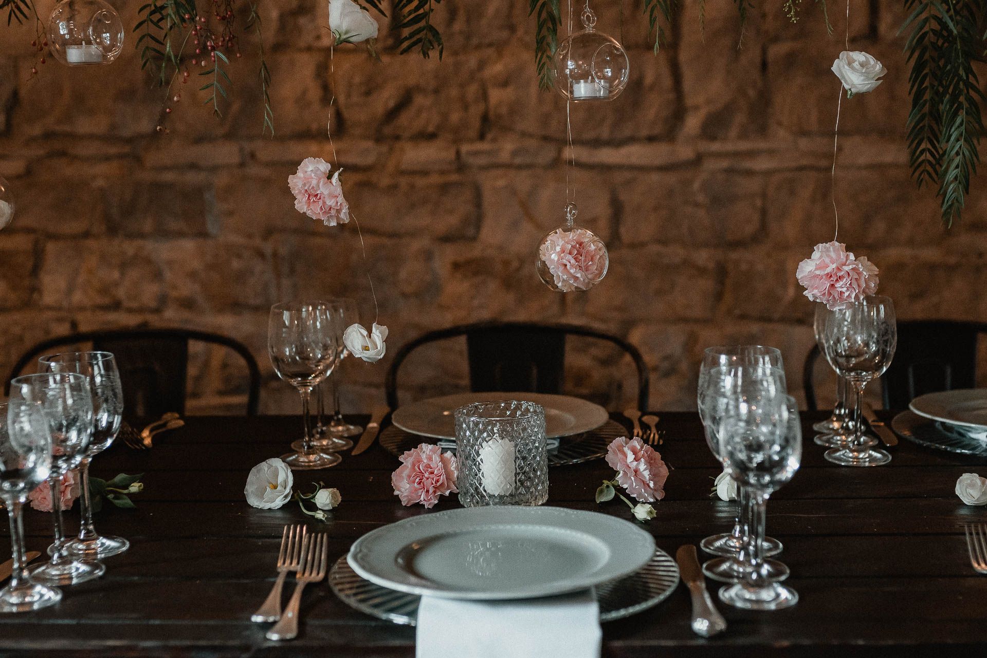 posto a tavola della location per matrimoni