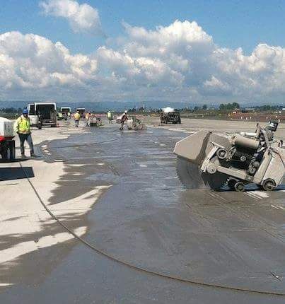 pdx runway concrete repair  - a cut above concrete
