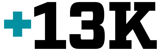 A blue and green sign that says 21.9k