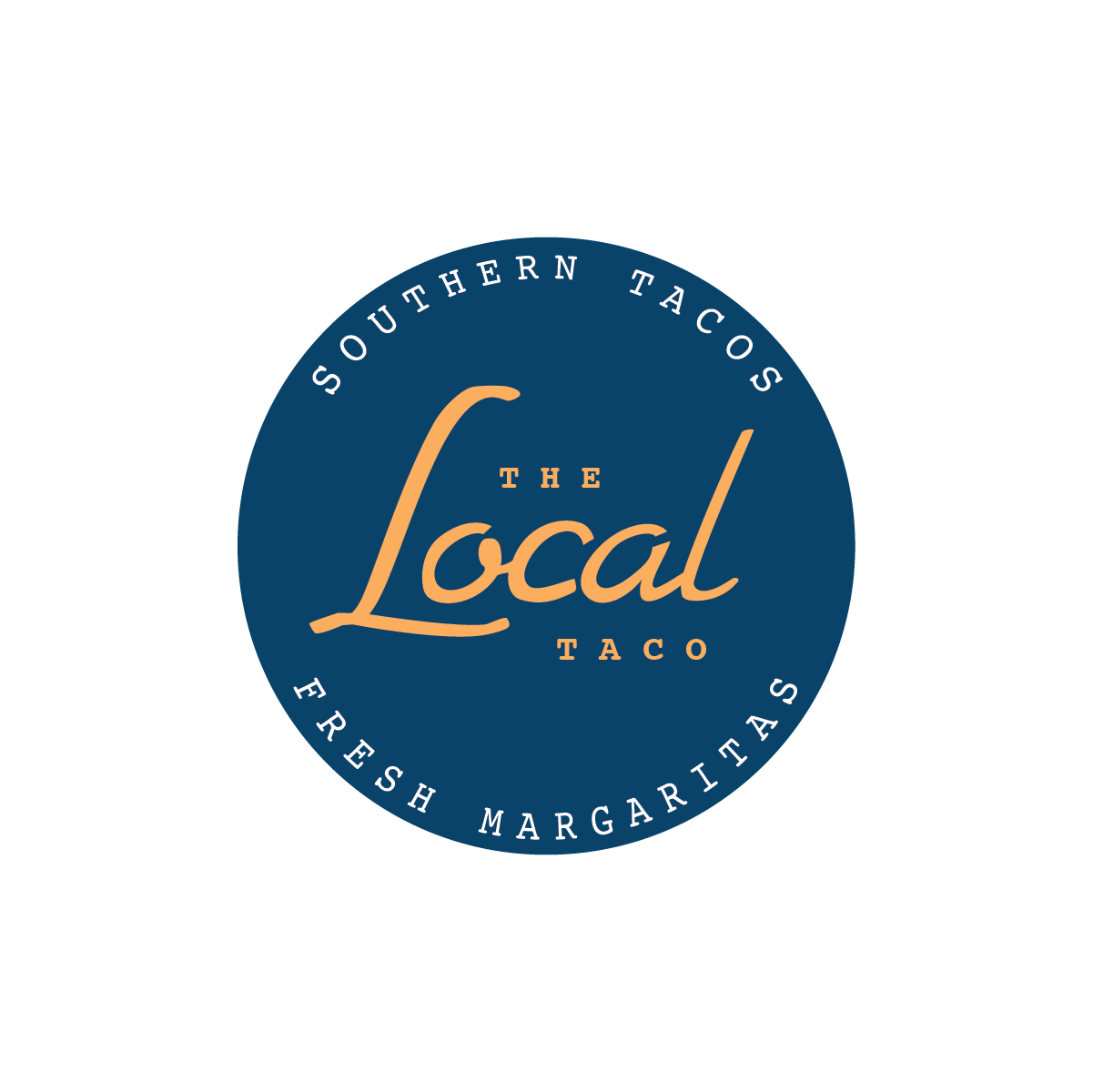The logo for the local taco southern tacos fresh margaritas