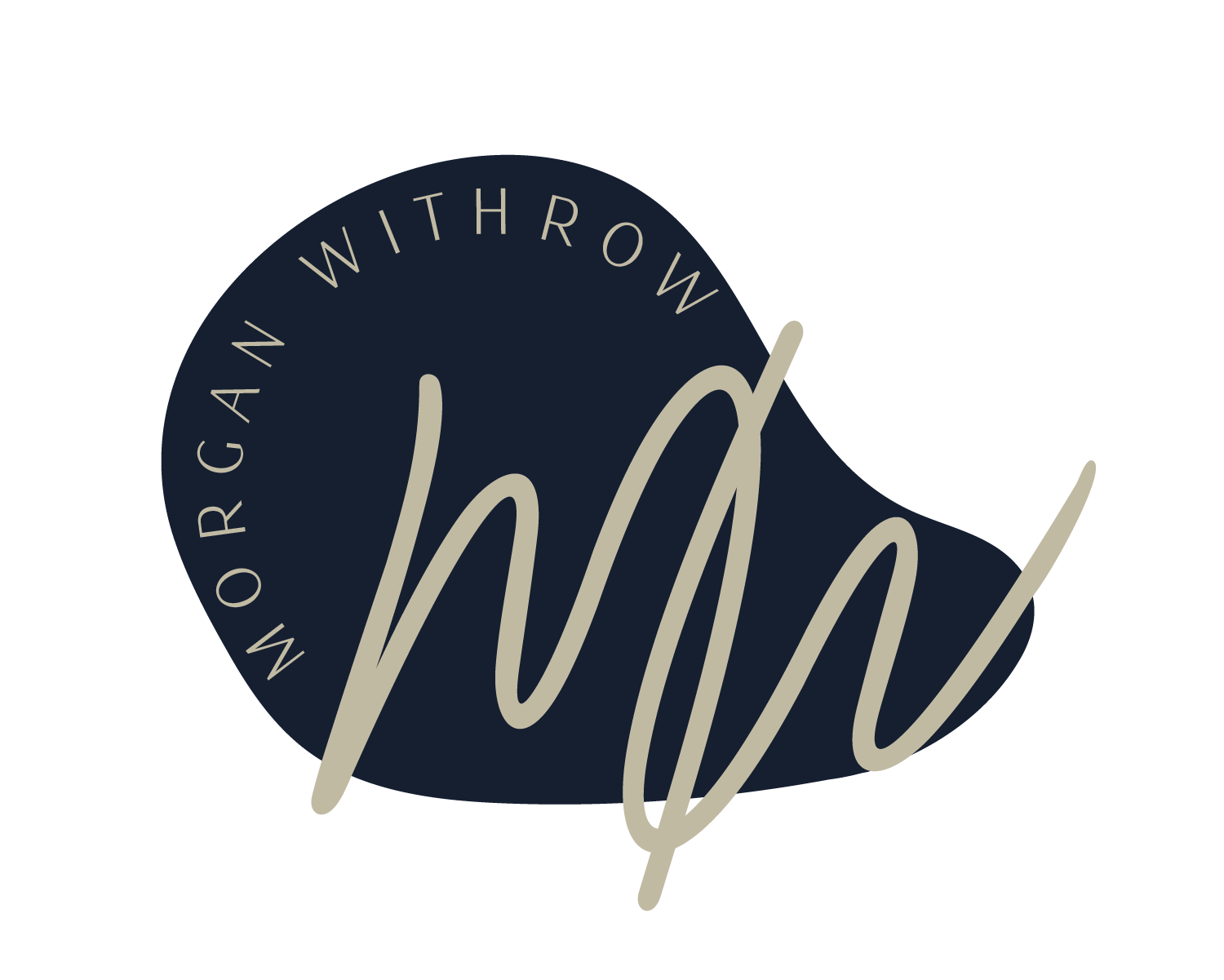 A logo for morgan with row is shown on a white background