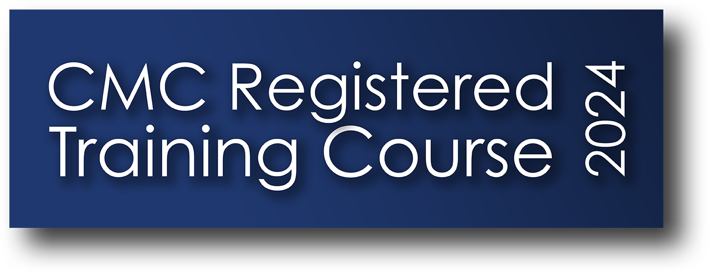 CMC Registered training course provider 2022 logo