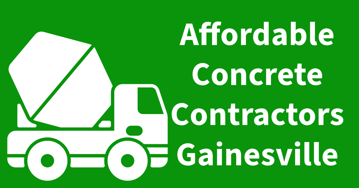 Concrete Contractors Gainesville F.L. Concrete Contractors