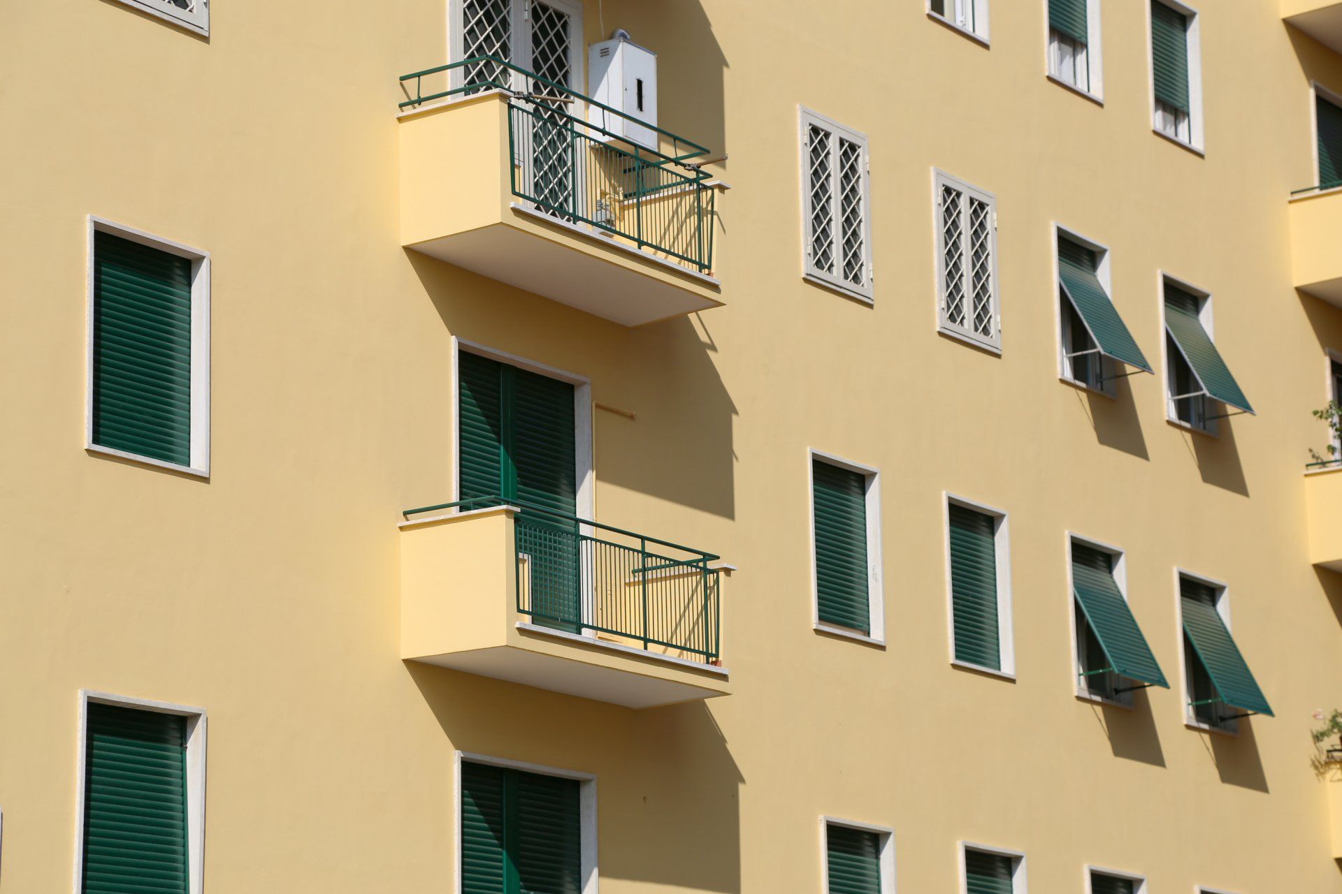 Dettaglio di una tenda verticale